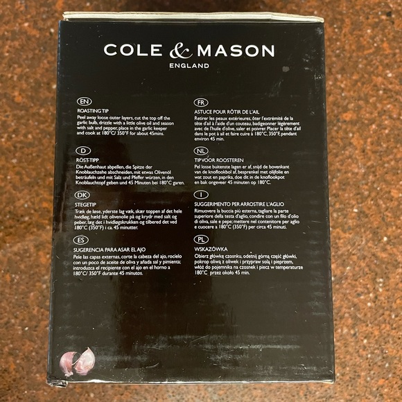 Cole & Mason Ceramic Garlic Keeper NWB - Picture 4 of 5